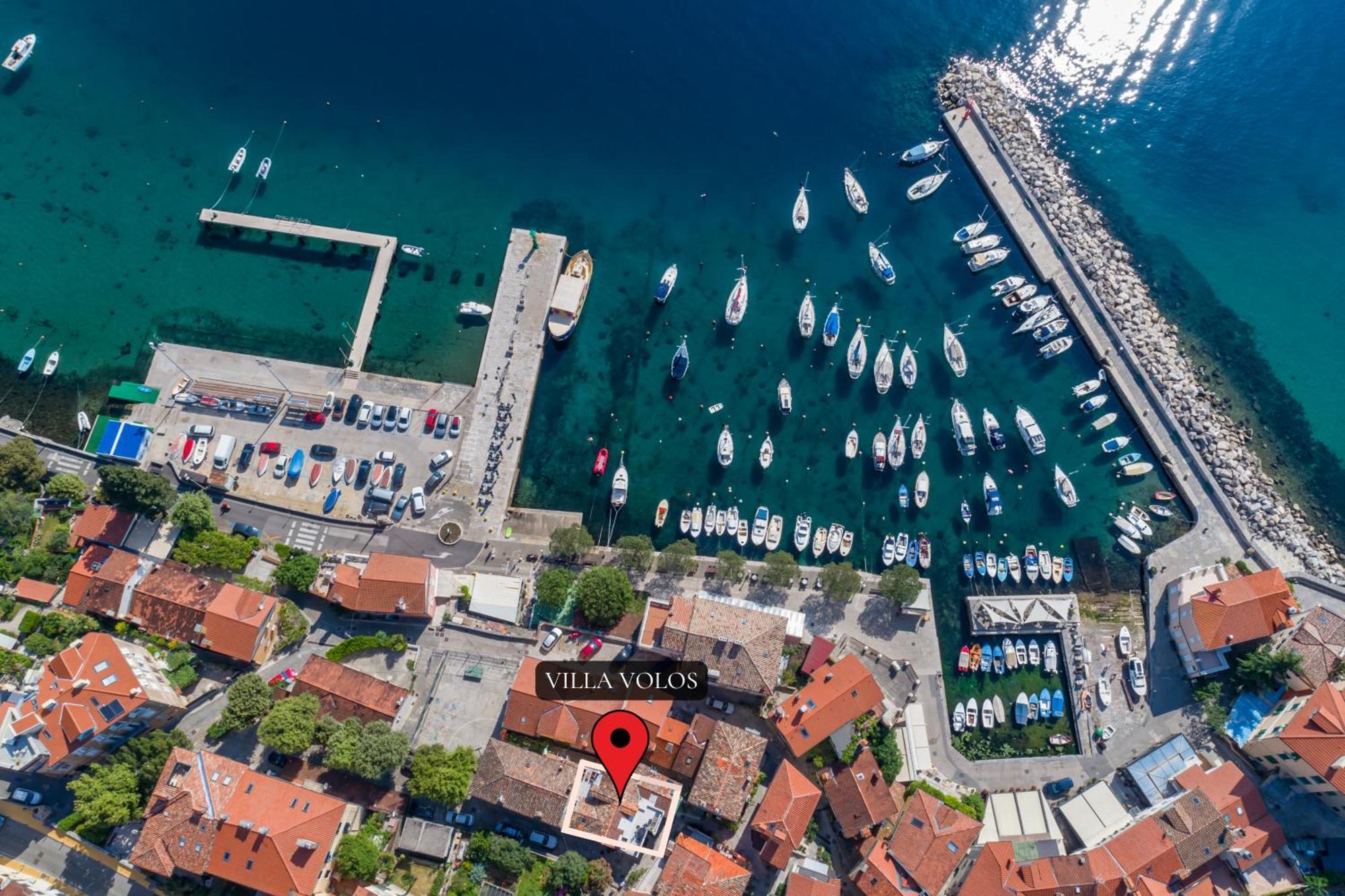 Villa Volos With Roof Terrace, Sea View, Free Private Parking Οπατία Εξωτερικό φωτογραφία