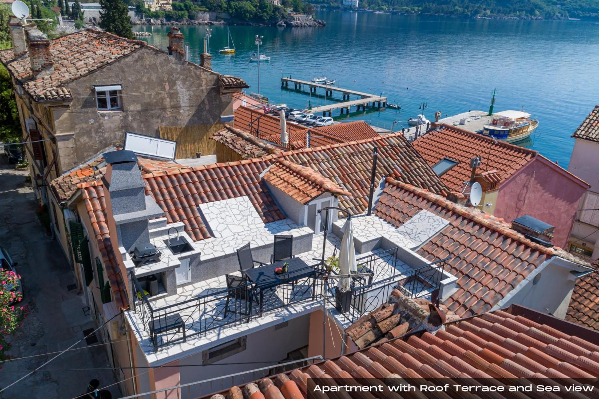 Villa Volos With Roof Terrace, Sea View, Free Private Parking Οπατία Εξωτερικό φωτογραφία