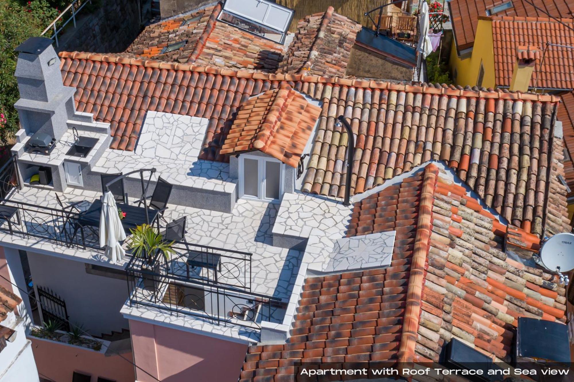 Villa Volos With Roof Terrace, Sea View, Free Private Parking Οπατία Εξωτερικό φωτογραφία